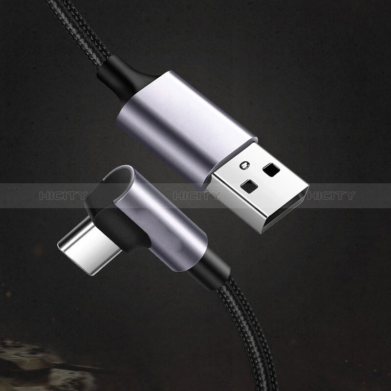 Kabel Type-C Android Universal 3A H01 für Apple iPad Air 5 10.9 (2022) Dunkelgrau Plus