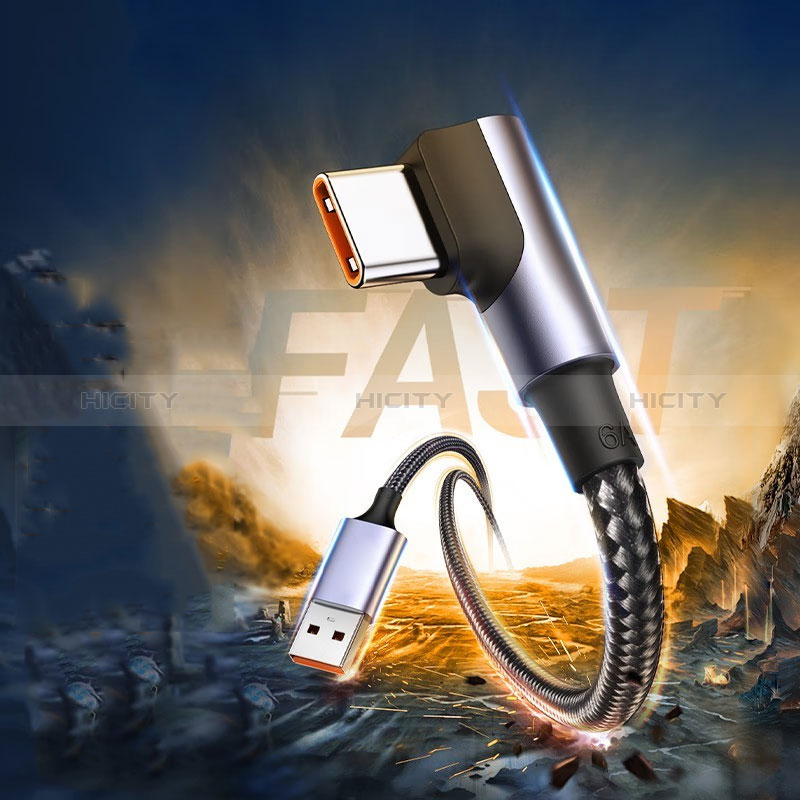 Kabel Type-C Android Universal 60W H01 für Apple iPad Pro 11 (2021) Schwarz