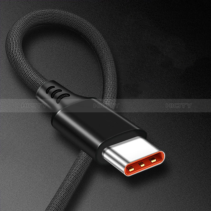 Kabel Type-C Android Universal 6A H06 für Apple iPad Pro 11 (2021) Schwarz