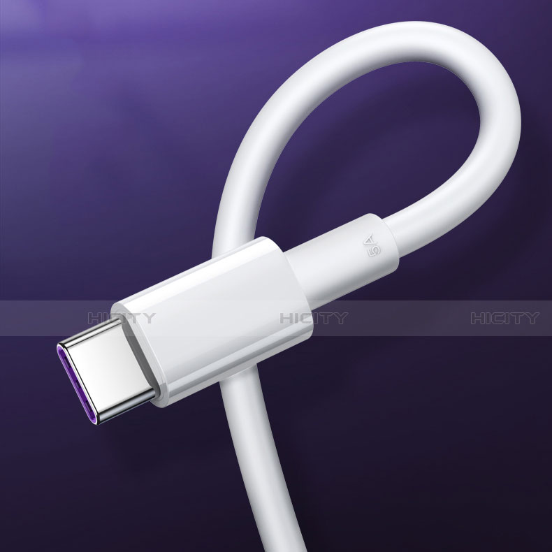 Kabel Type-C Android Universal T06 für Apple iPhone 15 Plus Weiß groß