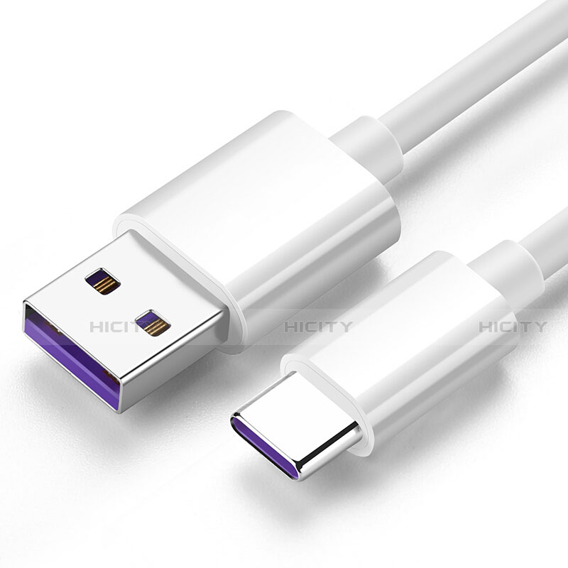 Kabel Type-C Android Universal T06 für Apple iPhone 15 Pro Weiß