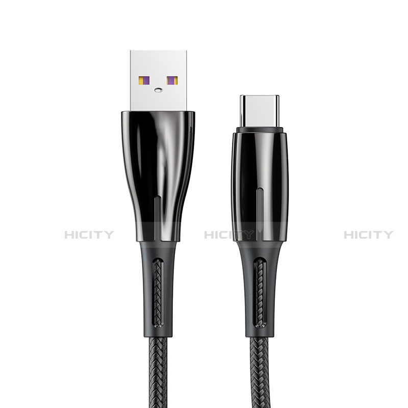 Kabel Type-C Android Universal T12 für Apple iPad Air 5 10.9 (2022) Schwarz