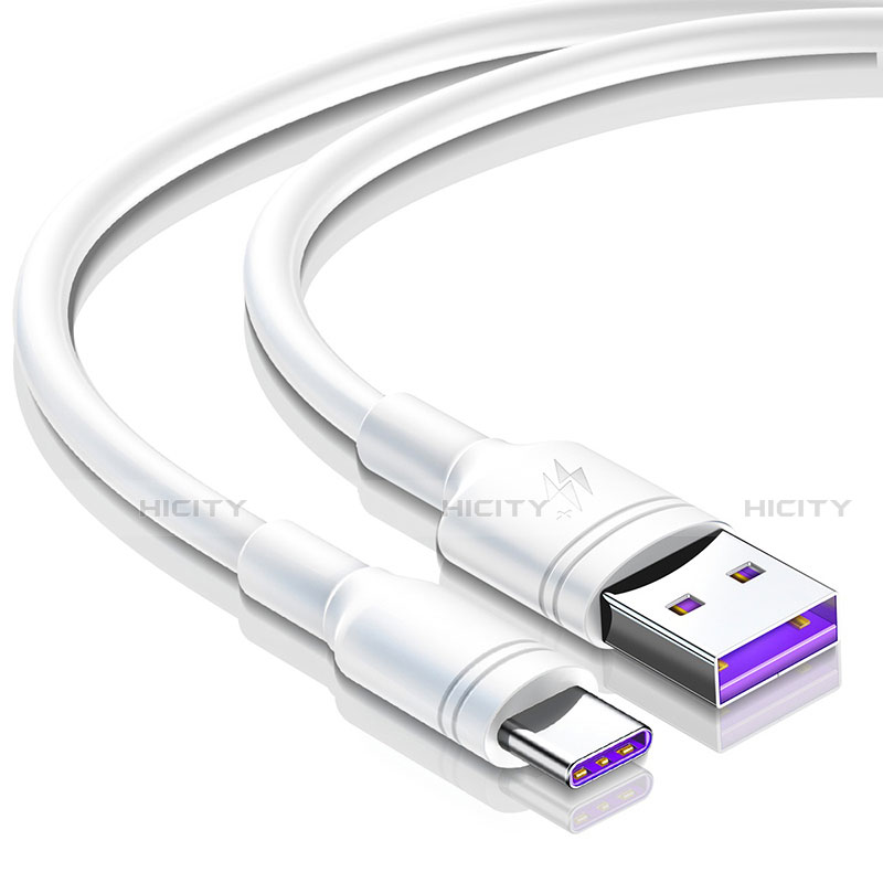 Kabel Type-C Android Universal T15 für Apple iPhone 15 Pro Weiß