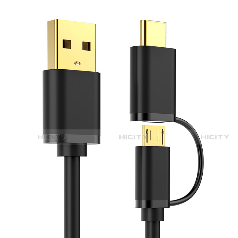 Kabel Type-C und Mrico USB Android Universal T01 Schwarz