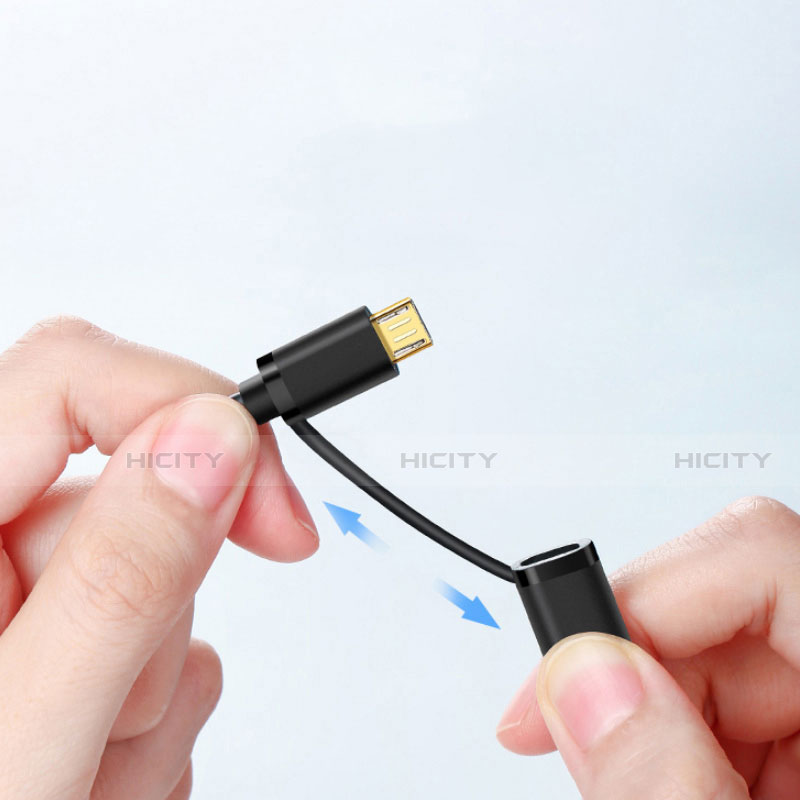 Kabel Type-C und Mrico USB Android Universal T01 Schwarz