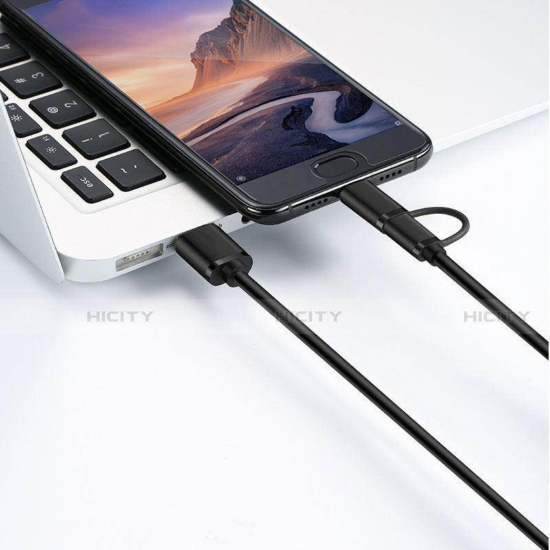 Kabel Type-C und Mrico USB Android Universal T01 Schwarz