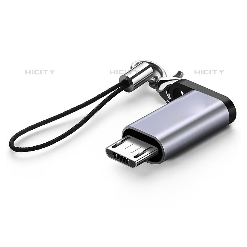 Kabel Type-C USB-C auf Mocro USB-B H02 Dunkelgrau