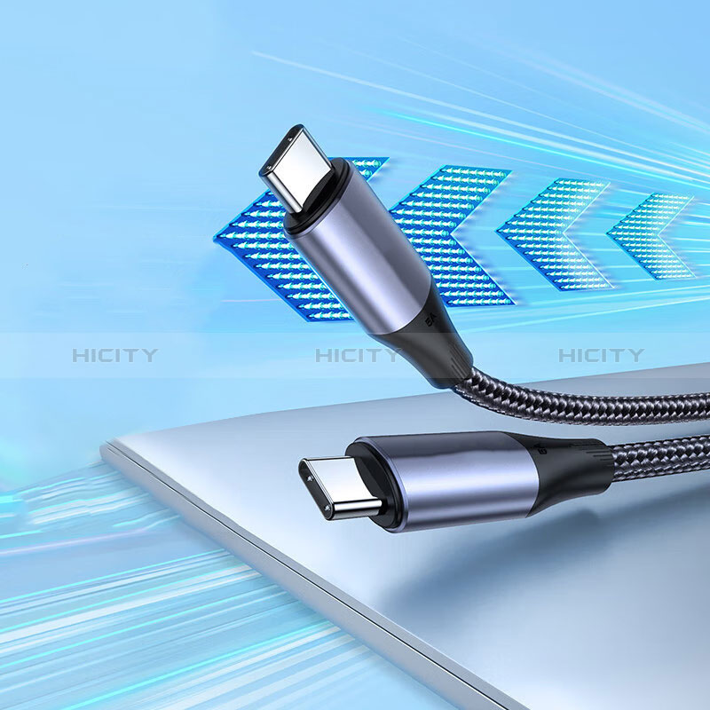 Kabel Type-C USB-C auf Type-C USB-C 100W H03 für Apple iPad Pro 11 (2021) Dunkelgrau groß