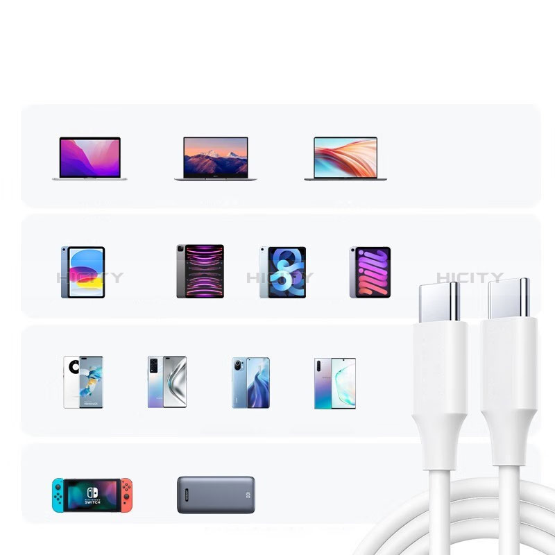 Kabel Type-C USB-C auf Type-C USB-C 100W H04 für Apple iPad Air 5 10.9 (2022)