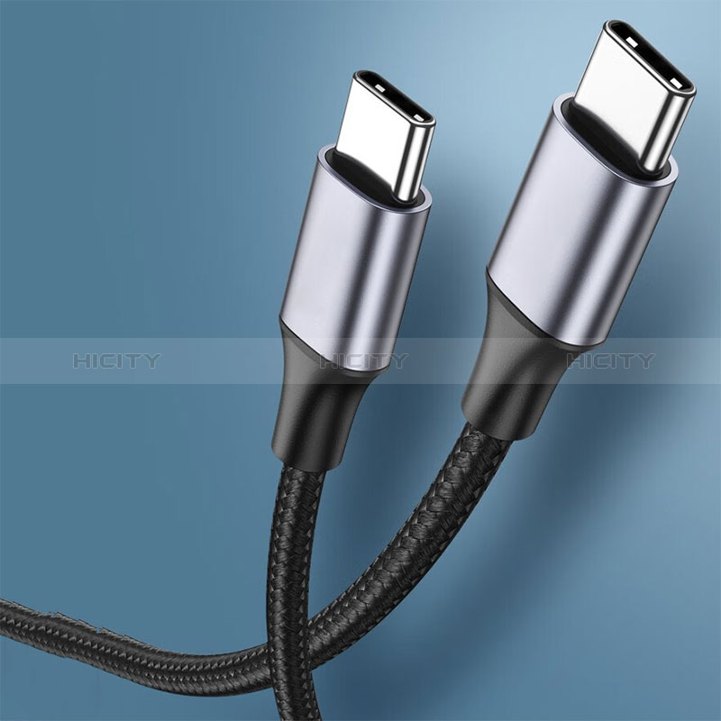 Kabel Type-C USB-C auf Type-C USB-C 60W Dunkelgrau