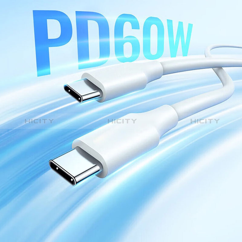 Kabel Type-C USB-C auf Type-C USB-C 60W H04 für Apple iPad Air 5 10.9 (2022)