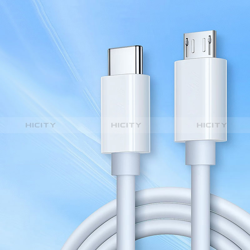 Kabel USB 2.0 Android Universal 2A H02 für Apple iPad Air 5 10.9 (2022) Weiß groß