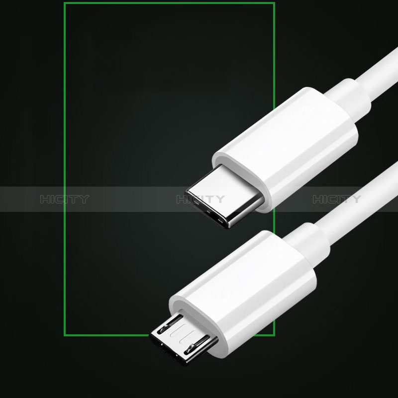 Kabel USB 2.0 Android Universal 2A H02 für Apple iPhone 15 Pro Weiß