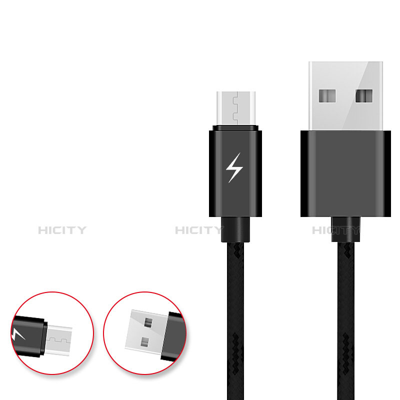 Kabel USB 2.0 Android Universal A03 Schwarz