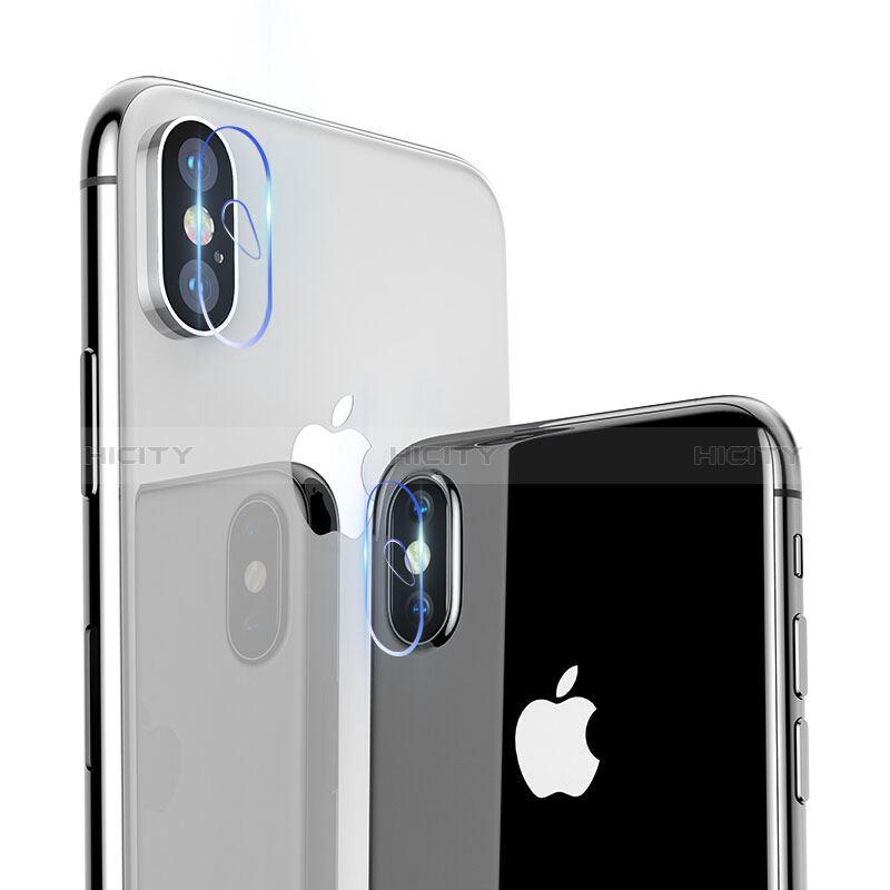 Kameraschutz Gehärtetes Glas Glasfolie F02 für Apple iPhone X Klar