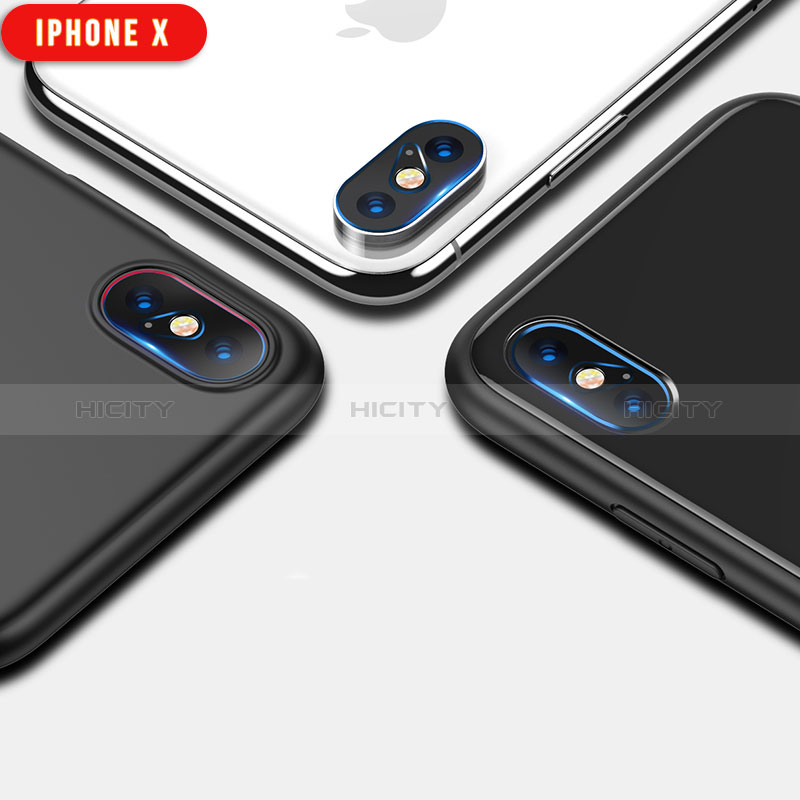 Kameraschutz Gehärtetes Glas Glasfolie F05 für Apple iPhone X Klar