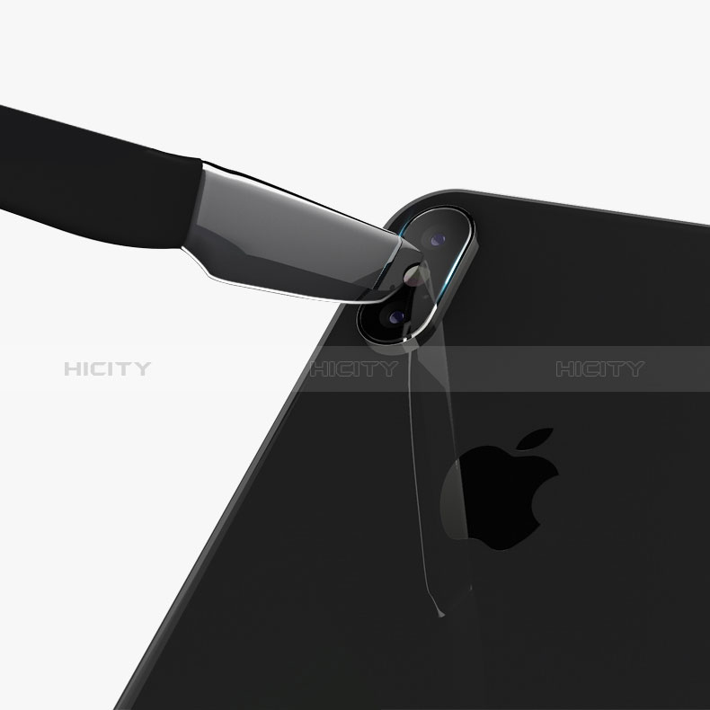 Kameraschutz Gehärtetes Glas Glasfolie F16 für Apple iPhone Xs Klar groß