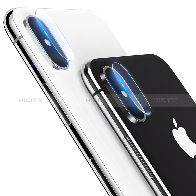 Kameraschutz Gehärtetes Glas Glasfolie für Apple iPhone X Klar