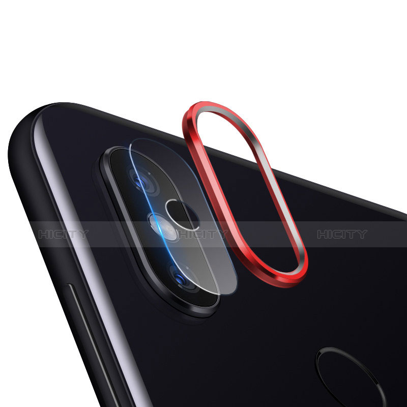 Kameraschutz Gehärtetes Glas Glasfolie für Xiaomi Mi 8 Rot