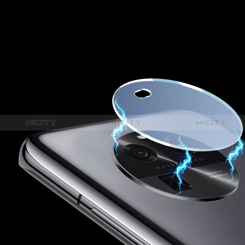 Kameraschutz Gehärtetes Glas Glasfolie Skins zum Aufkleben C02 Panzerglas für Oppo Find X6 Pro 5G Schwarz