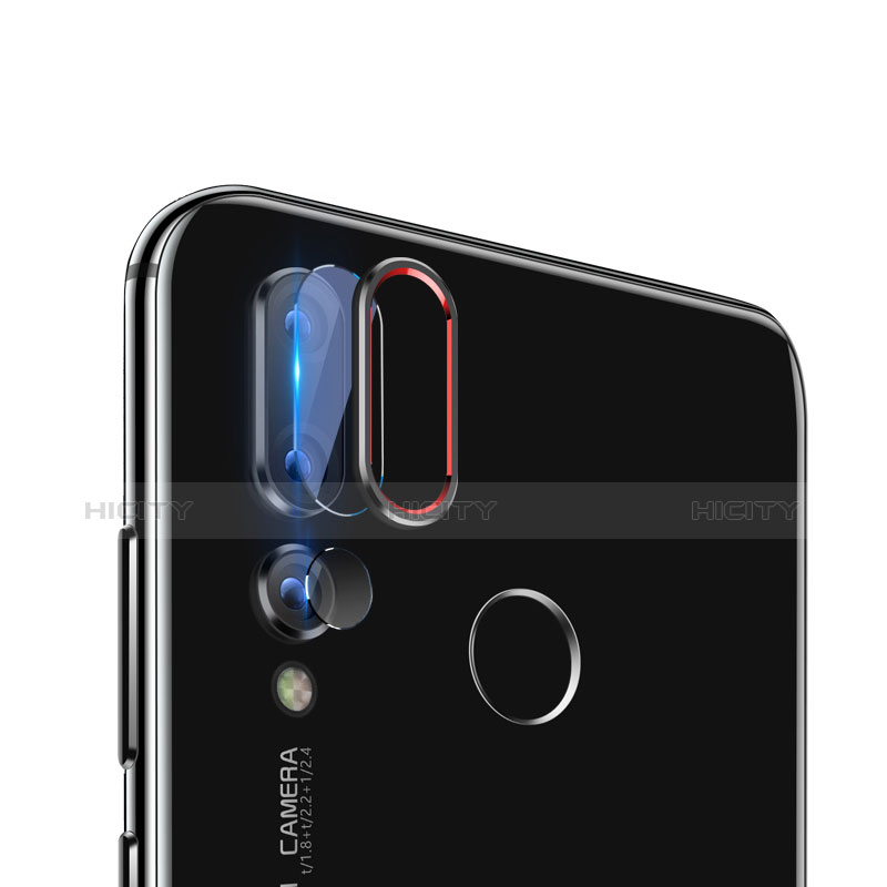 Kameraschutz Gehärtetes Glas Glasfolie Skins zum Aufkleben Panzerglas für Huawei Nova 4 Rot und Schwarz Plus