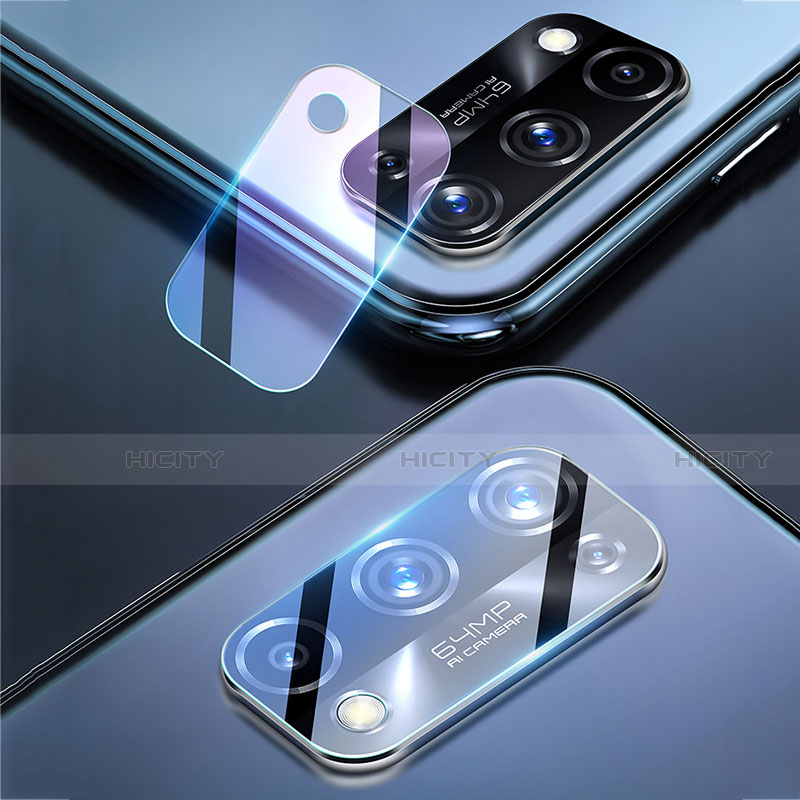 Kameraschutz Gehärtetes Glas Glasfolie Skins zum Aufkleben Panzerglas für Realme V15 5G Klar groß