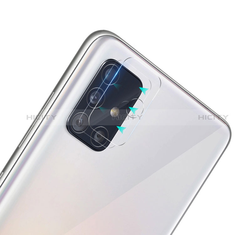 Kameraschutz Gehärtetes Glas Glasfolie Skins zum Aufkleben Panzerglas für Samsung Galaxy A71 4G A715 Klar