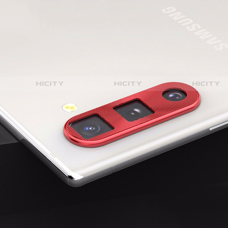 Kameraschutz Gehärtetes Glas Glasfolie Skins zum Aufkleben Panzerglas für Samsung Galaxy Note 10 5G Rot