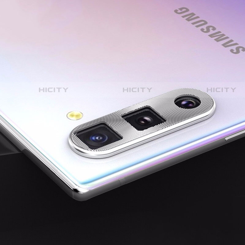 Kameraschutz Gehärtetes Glas Glasfolie Skins zum Aufkleben Panzerglas für Samsung Galaxy Note 10 5G Silber Plus