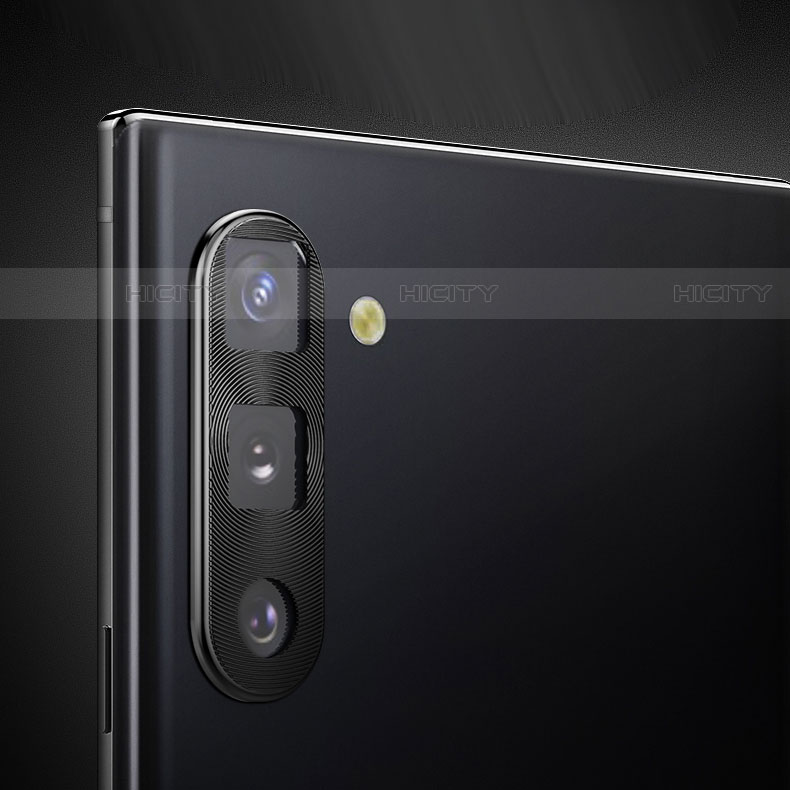 Kameraschutz Gehärtetes Glas Glasfolie Skins zum Aufkleben Panzerglas für Samsung Galaxy Note 10 Schwarz