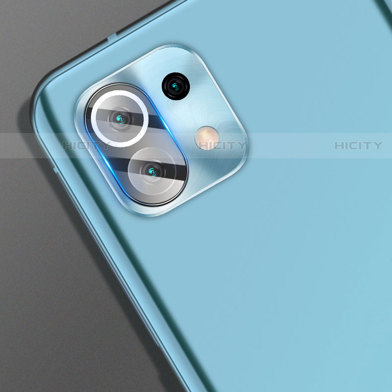 Kameraschutz Gehärtetes Glas Glasfolie Skins zum Aufkleben Panzerglas für Xiaomi Mi 11 Lite 5G NE Klar groß