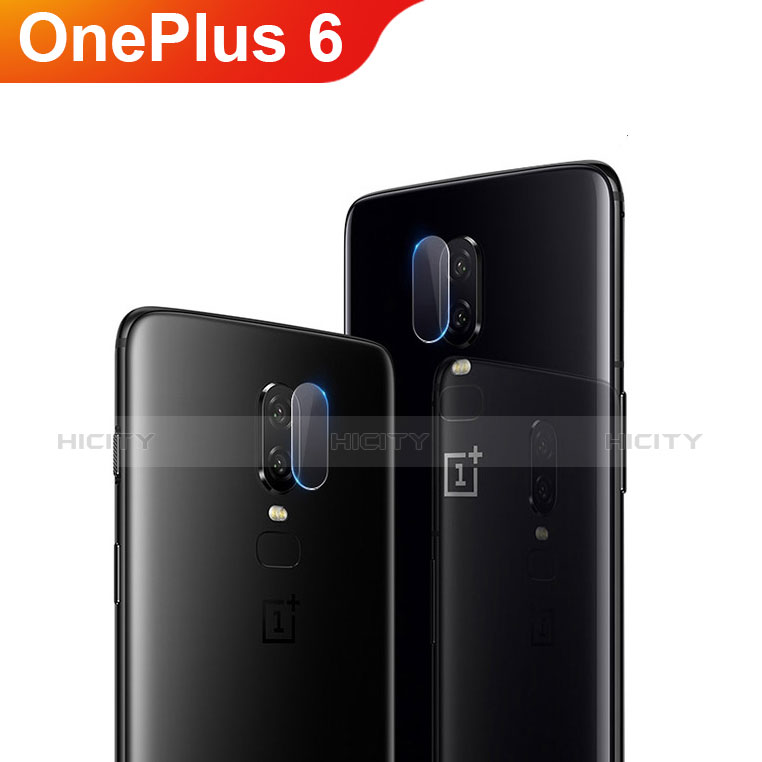 Kameraschutz Gehärtetes Glas Glasfolie Skins zum Aufkleben Panzerglas R01 für OnePlus 6 Klar