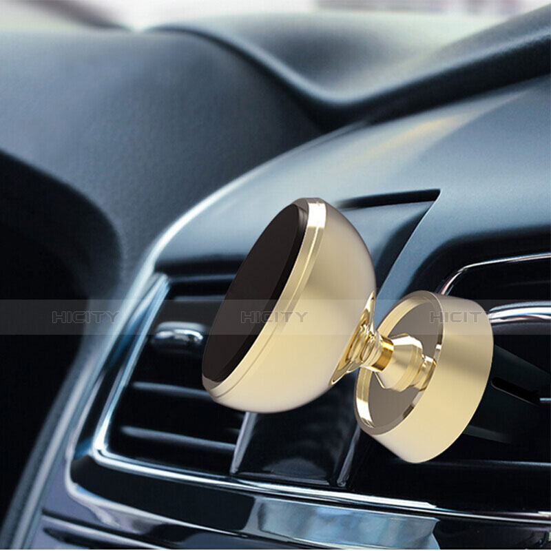 KFZ Halter Halterungung Lüftungs Auto Handy Halter Halterung Magnet Universal C02 Gold