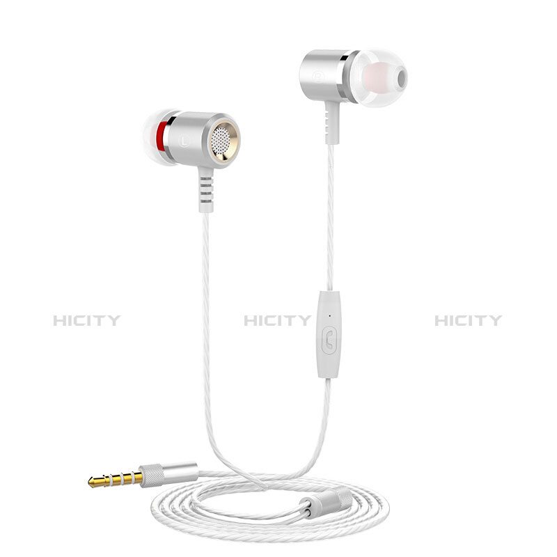 Kopfhörer Stereo Sport Ohrhörer In Ear Headset H25 Silber