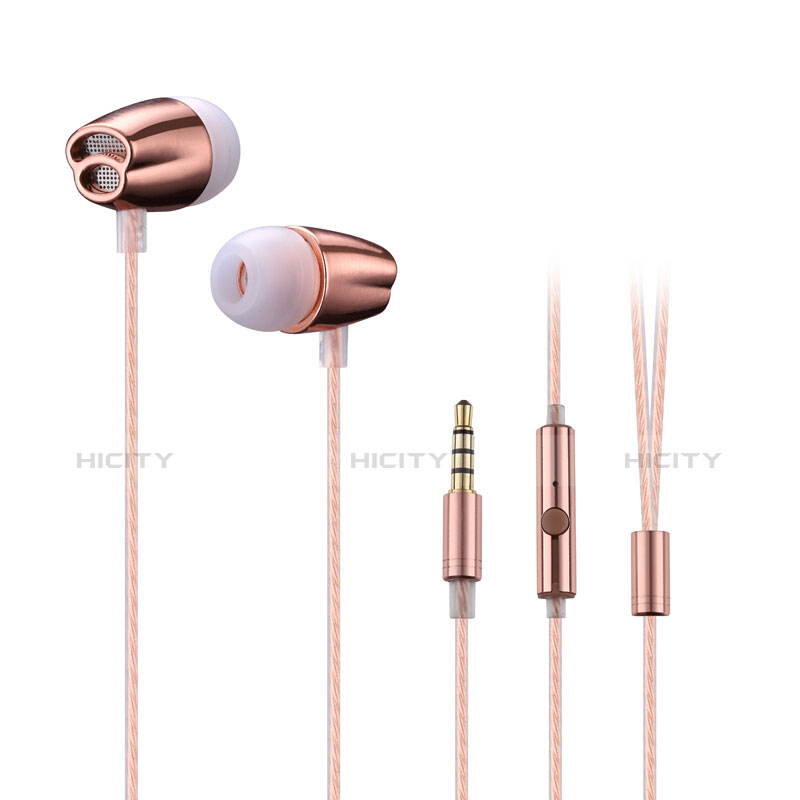 Kopfhörer Stereo Sport Ohrhörer In Ear Headset H26 Rosegold