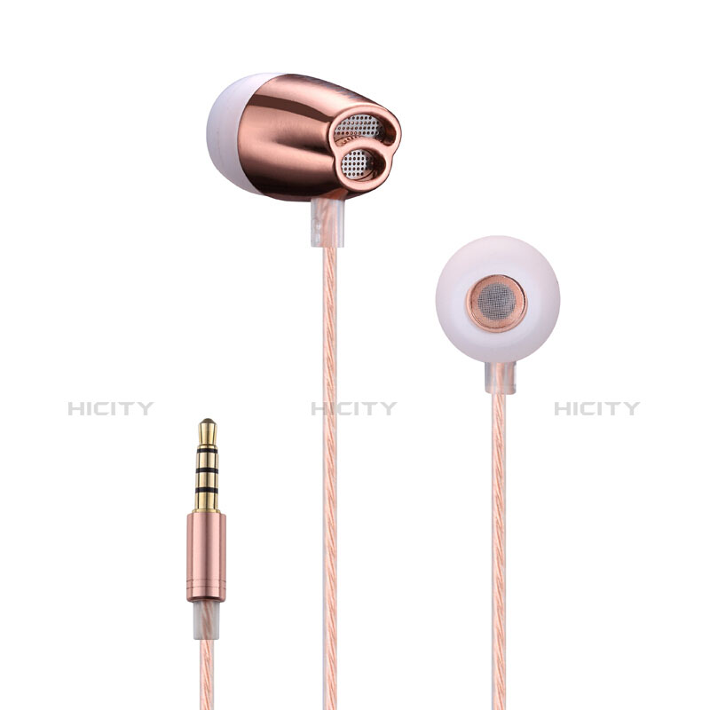 Kopfhörer Stereo Sport Ohrhörer In Ear Headset H26 Rosegold