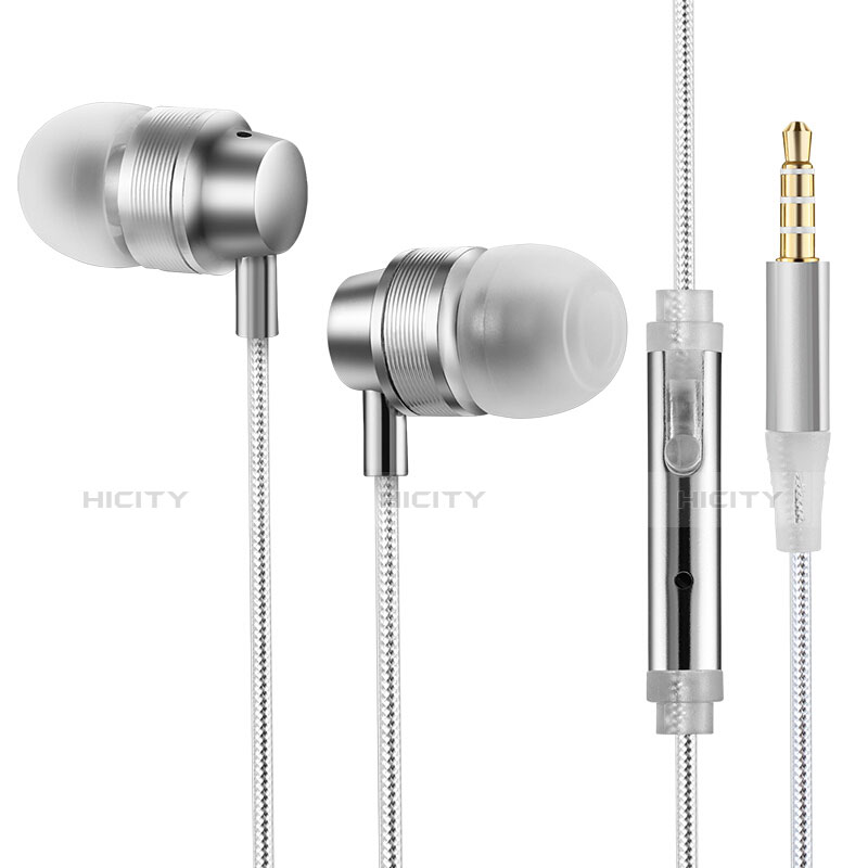 Kopfhörer Stereo Sport Ohrhörer In Ear Headset H28 Silber