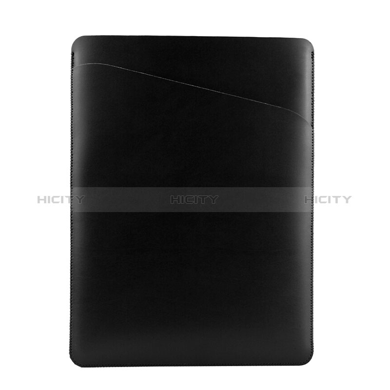 Leder Handy Tasche Sleeve Schutz Hülle für Apple New iPad 9.7 (2017) Schwarz