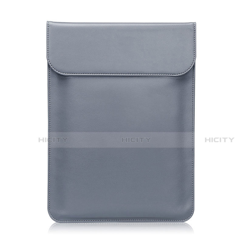 Leder Handy Tasche Sleeve Schutz Hülle für Samsung Galaxy Book S 13.3 SM-W767 Grau