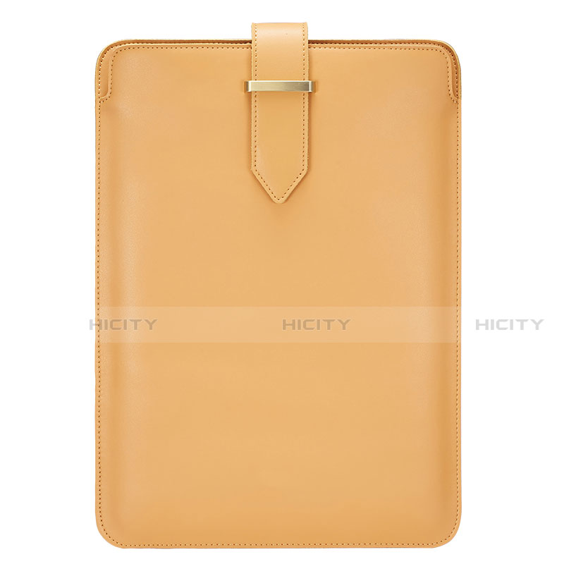 Leder Handy Tasche Sleeve Schutz Hülle L01 für Huawei Honor MagicBook 14 Gelb