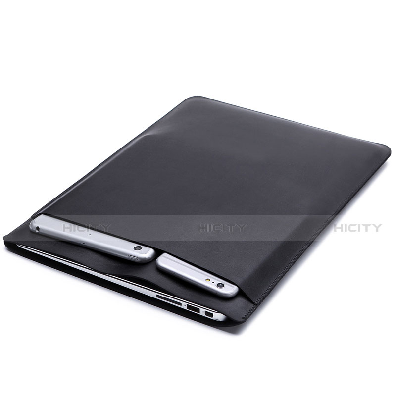 Leder Handy Tasche Sleeve Schutz Hülle L02 für Samsung Galaxy Book S 13.3 SM-W767 groß