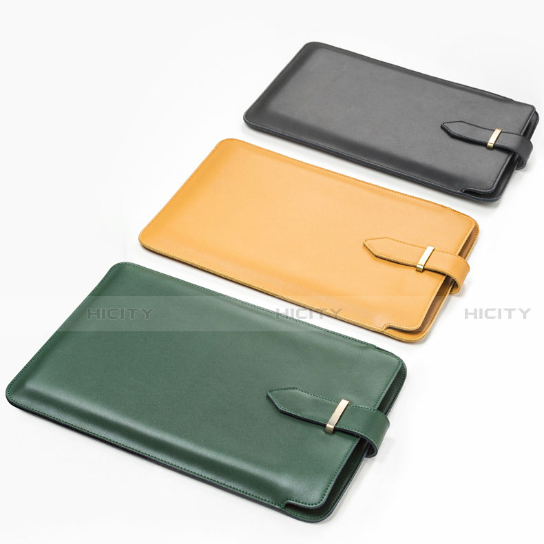 Leder Handy Tasche Sleeve Schutz Hülle L04 für Apple MacBook 12 zoll