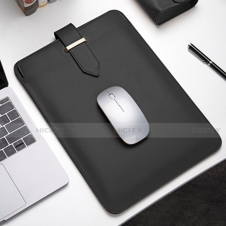 Leder Handy Tasche Sleeve Schutz Hülle L04 für Apple MacBook Pro 15 zoll Retina
