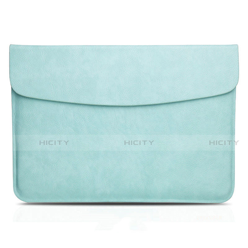 Leder Handy Tasche Sleeve Schutz Hülle L06 für Apple MacBook Pro 13 zoll Retina Cyan