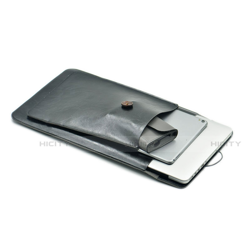Leder Handy Tasche Sleeve Schutz Hülle L09 für Apple MacBook Pro 15 zoll Retina groß