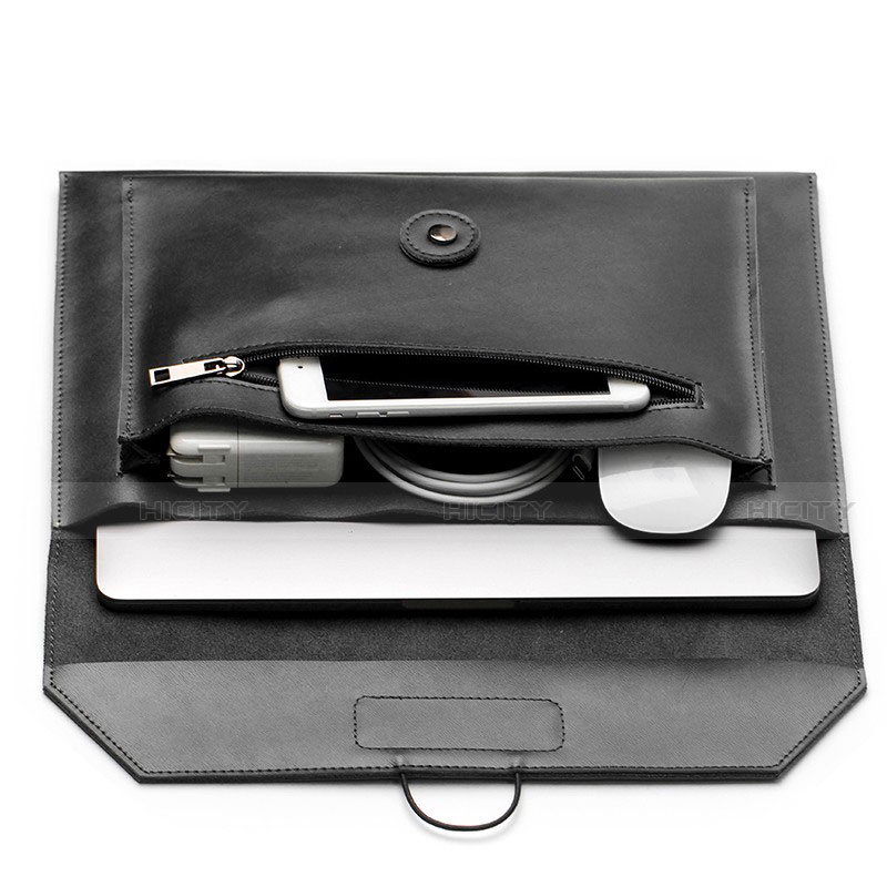 Leder Handy Tasche Sleeve Schutz Hülle L12 für Apple MacBook 12 zoll