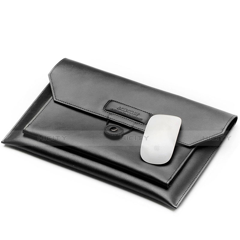 Leder Handy Tasche Sleeve Schutz Hülle L12 für Apple MacBook Pro 15 zoll