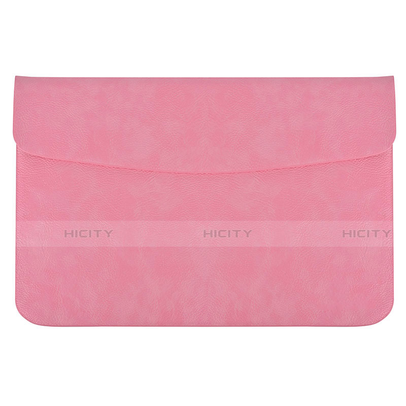 Leder Handy Tasche Sleeve Schutz Hülle L15 für Apple MacBook 12 zoll Rosa