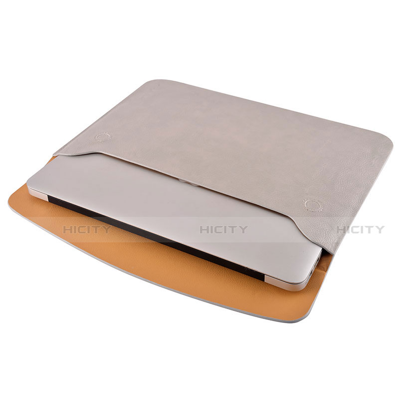 Leder Handy Tasche Sleeve Schutz Hülle L15 für Apple MacBook Air 13 zoll