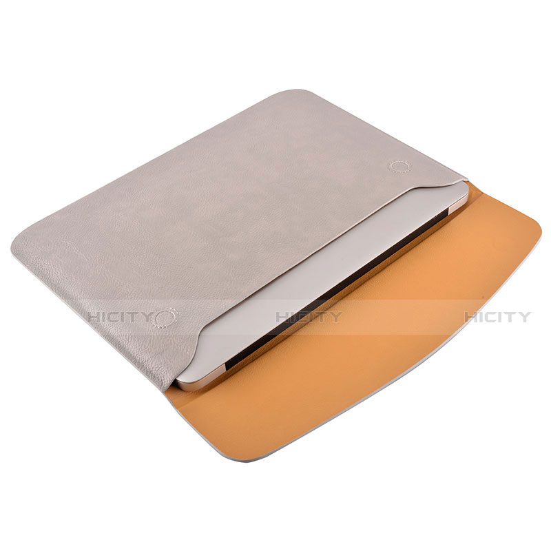 Leder Handy Tasche Sleeve Schutz Hülle L15 für Apple MacBook Air 13 zoll groß